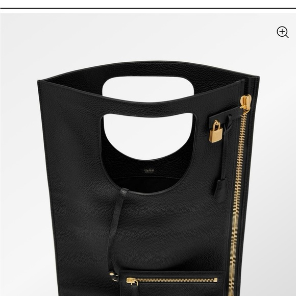 Tom Ford - Grain Leather Flat Alix Bag - Picture 3 of 7